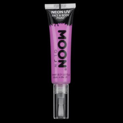 Maquillage Fluorescent avec Applicateur Pinceau - 15 ml -Violet