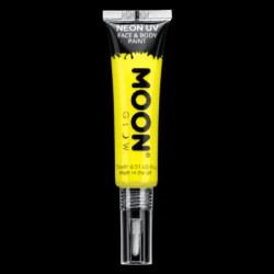 Maquillage Fluorescent avec Applicateur Pinceau - 15 ml - Jaune