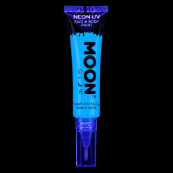 Maquillage Fluorescent avec Applicateur Pinceau - 15 ml - Blue