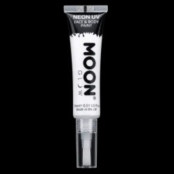 Maquillage Fluorescent avec Applicateur Pinceau - 15 ml - Blanc