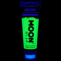 Maquillage fluo UV Visage et Corps avec applicateur éponge - 75 ml - Vert