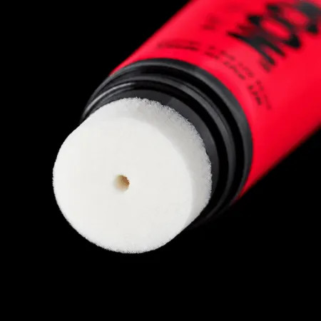 Maquillage fluo UV Visage et Corps avec applicateur éponge - 75 ml - Rouge