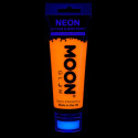 Maquillage fluo UV Visage et Corps avec applicateur éponge - 75 ml - Orange