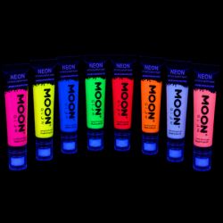 Pack 8 Maquillages Fluo UV avec Applicateur éponge
